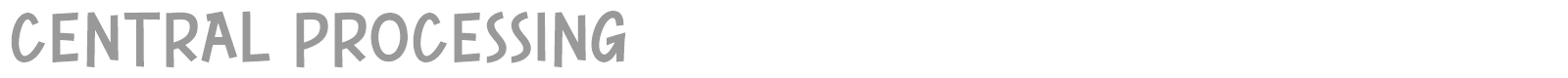 Central Processing font preview